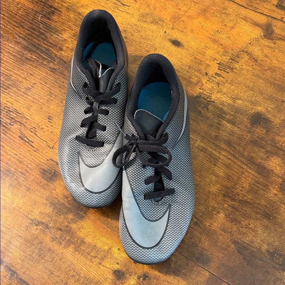 Gray and Black Athletic Shoes